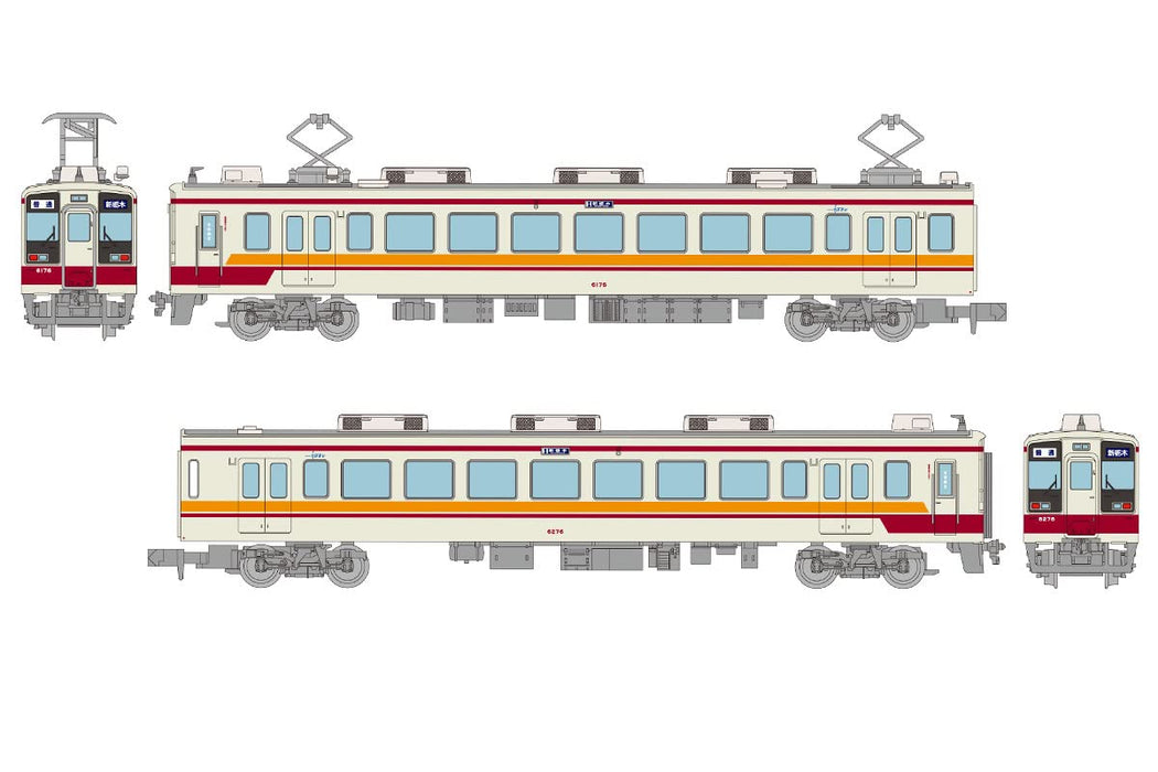 TOMYTEC Goodbye Tobu Railway Series 6050 From Aizu Tajima To Shin-Tochigi 4 Cars Set N Scale- Japan Figure Store - #1 Bring To You The Best Japanese Goods