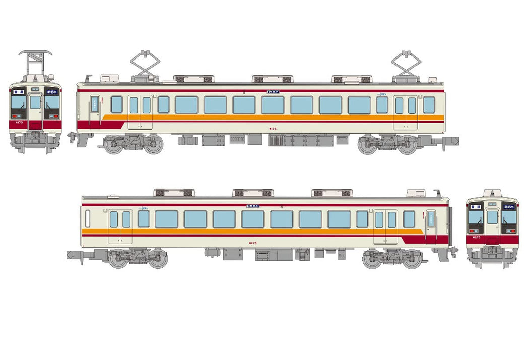 TOMYTEC Goodbye Tobu Railway Series 6050 From Aizu Tajima To Shin-Tochigi 4 Cars Set N Scale- Japan Figure Store - #1 Bring To You The Best Japanese Goods