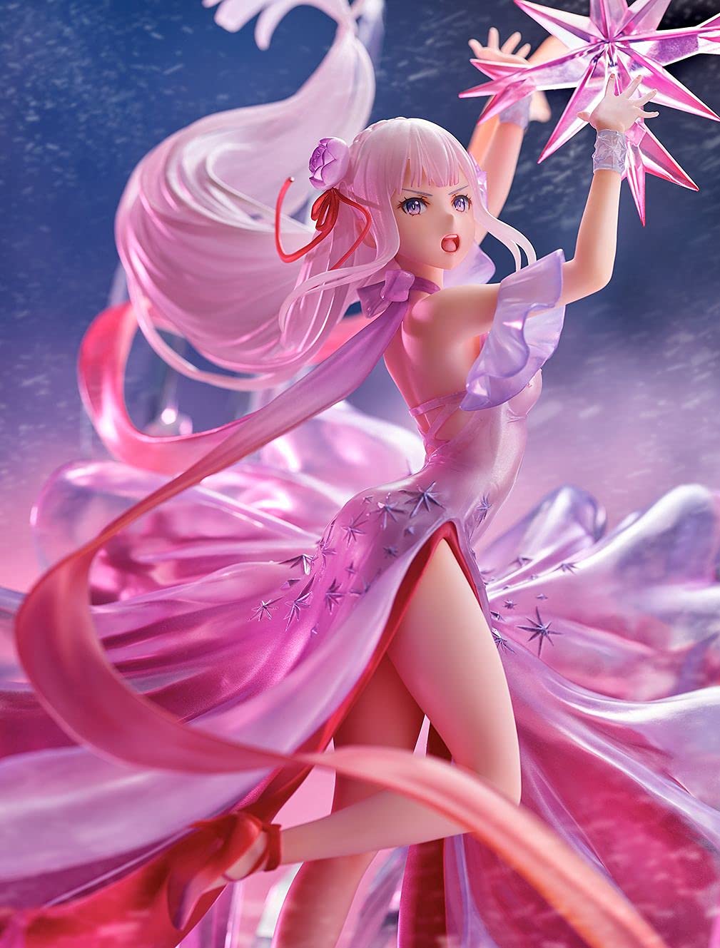 Re:Zero -Starting Life in Another World- Frosty Emilia: Crystal Dress Ver. 1/7 Scale Figure- Japan Figure Store - #1 Bring To You The Best Japanese Goods
