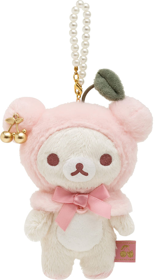 San-X Rilakkuma Jewel Cherry Hanging Plush Mf70501- Japan Figure Store - #1 Bring To You The Best Japanese Goods