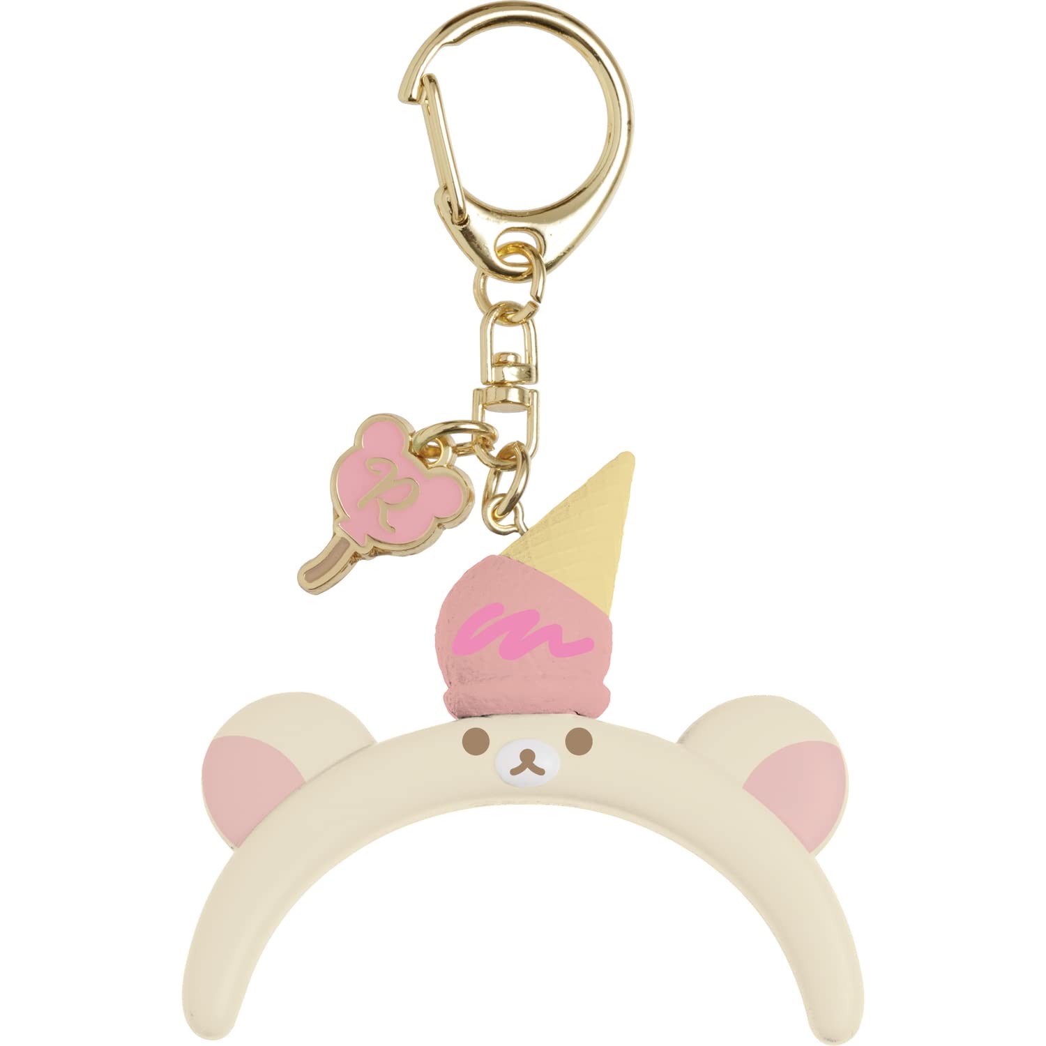 San-X Rilakkuma Weird Amusement Park Korilakkuma Keychain Ab09302- Japan Figure Store - #1 Bring To You The Best Japanese Goods