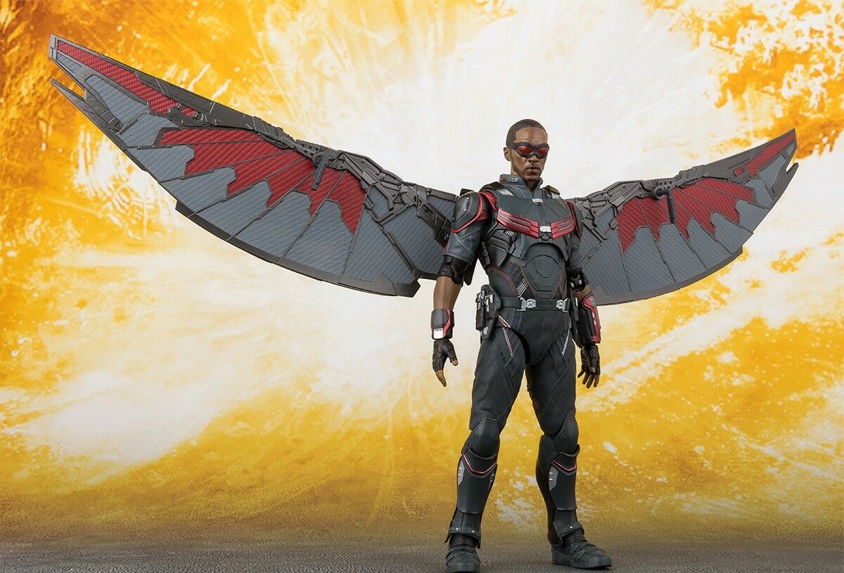 S.h.figuarts Avengers Infinity War Falcon Action Figure Bandai - Japan Figure