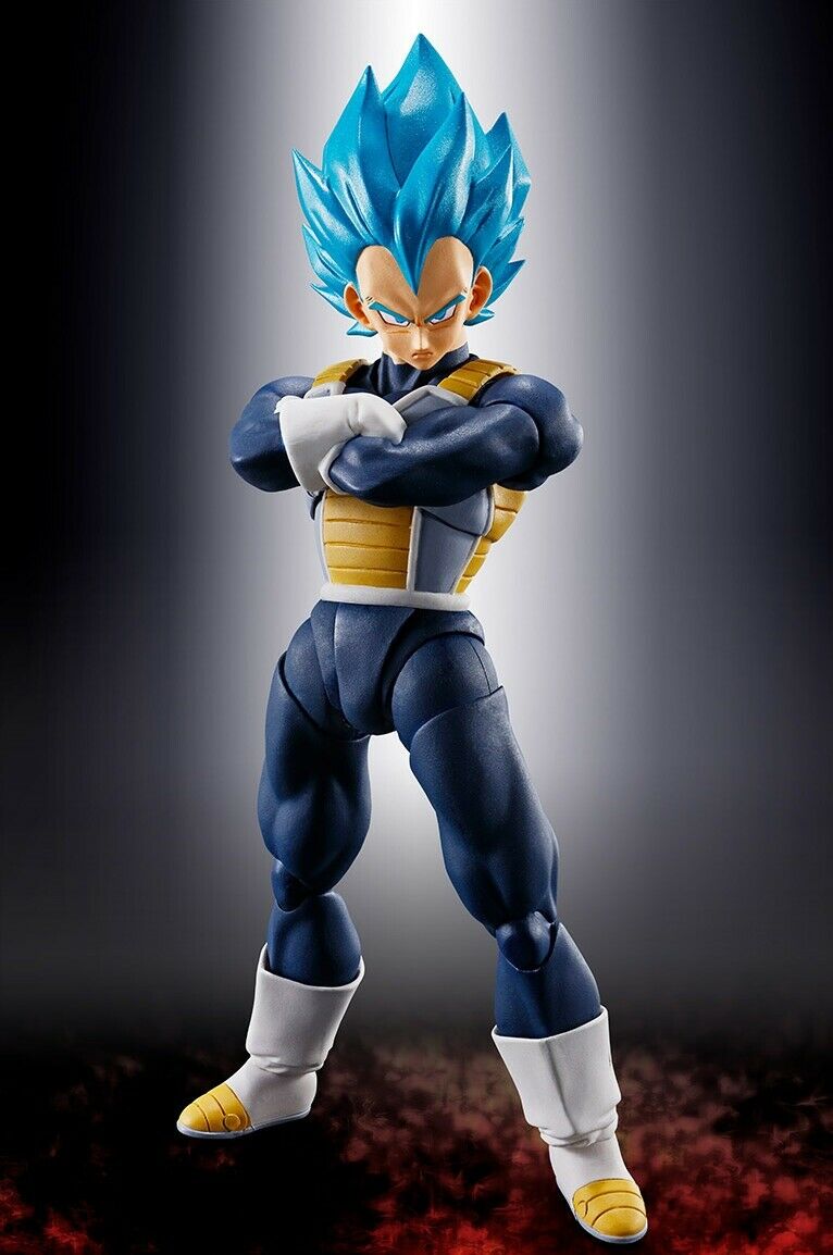 S.h.figuarts Dragon Ball Super Broly Super Saiyan God Super Saiyan Vegeta Bandai - Japan Figure
