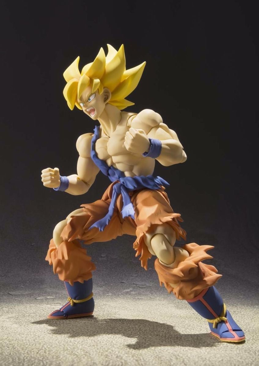 S.h.figuarts Dragon Ball Z Super Saiyan Son Gokou Awakening Ver Bandai Japan- Japan Figure Store - #1 Bring To You The Best Japanese Goods