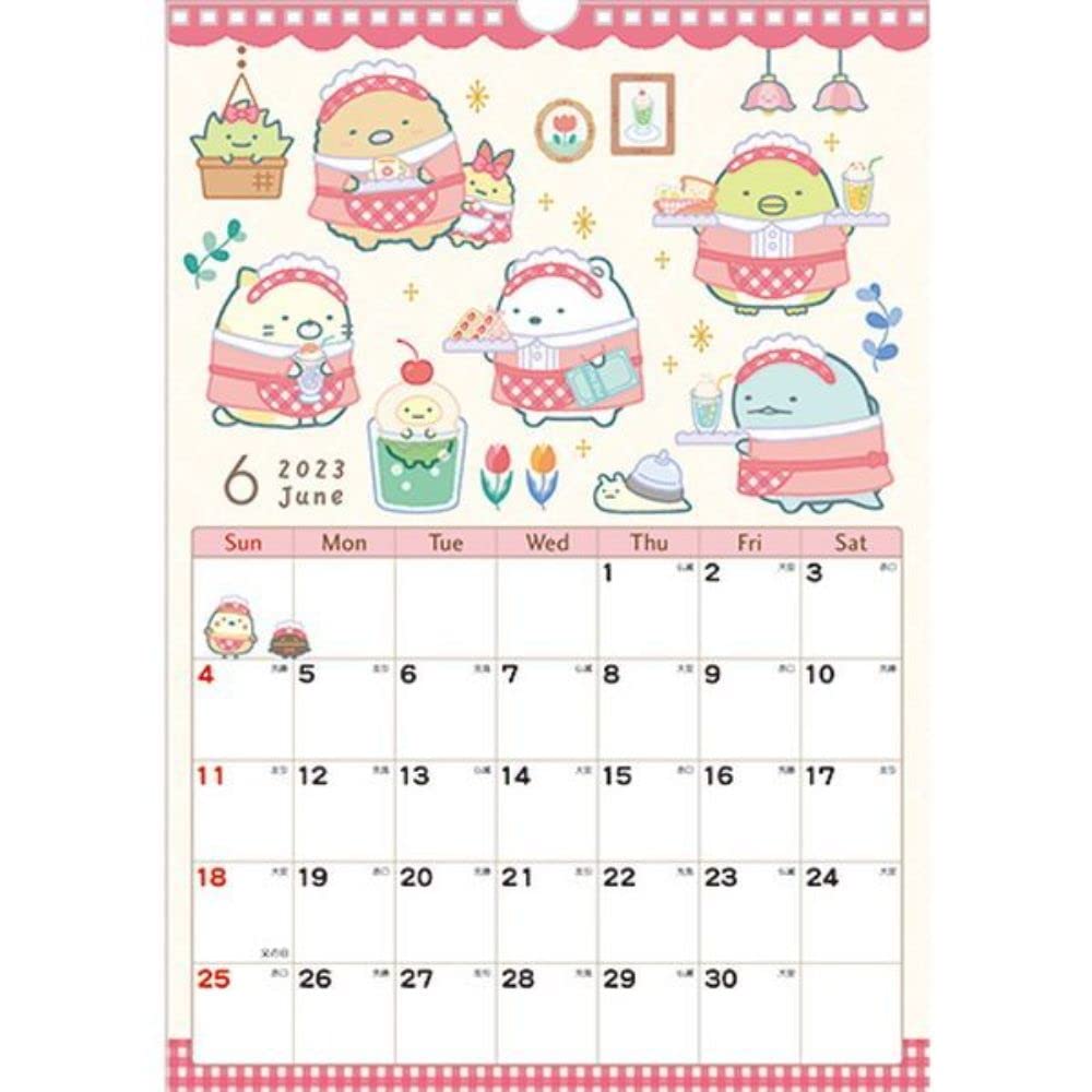 San-X 2023 Sumikkogurashi Calendar Wall Hanging B4 CD36901- Japan Figure Store - #1 Bring To You The Best Japanese Goods