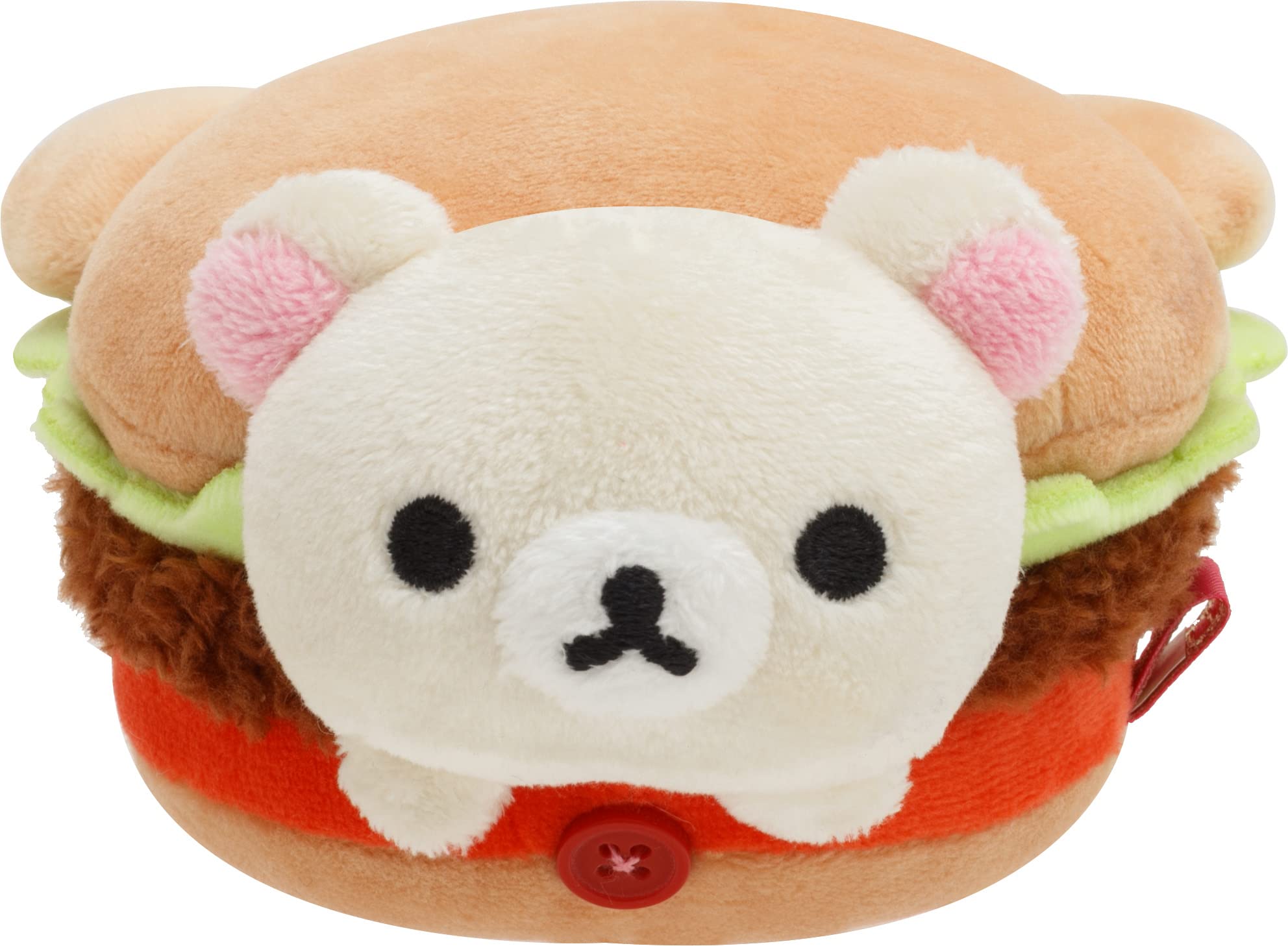 San-X Hamburger Stuffed Toy Set (Rilakkuma, Korilakkuma, Chai Roikoguma) Mf90801- Japan Figure Store - #1 Bring To You The Best Japanese Goods