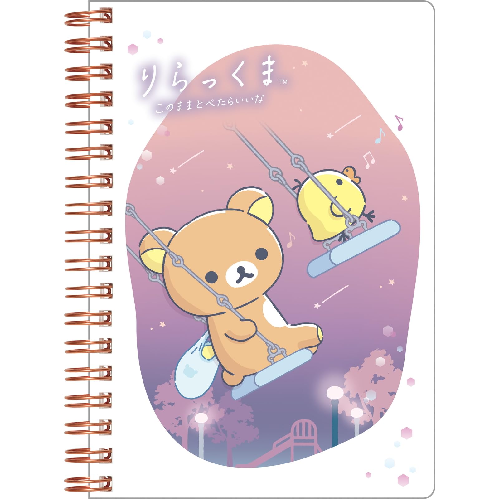 San-X Rilakkuma B6 Spiral Notebook for Note-Taking NY37401- Japan Figure Store - #1 Bring To You The Best Japanese Goods