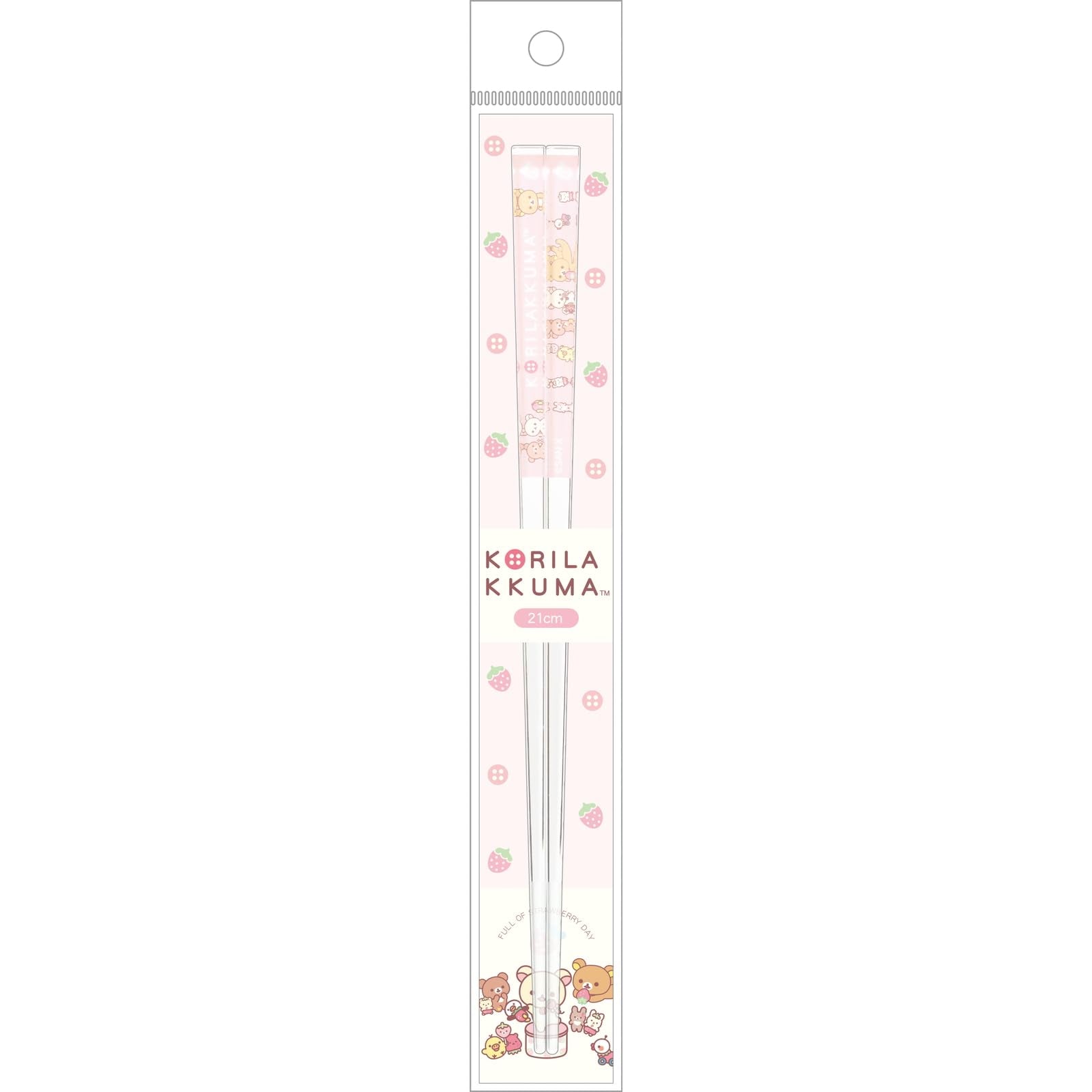 San-X Rilakkuma Clear Chopsticks Ka24801 Size 21cm - Durable 2024-02 Version- Japan Figure Store - #1 Bring To You The Best Japanese Goods
