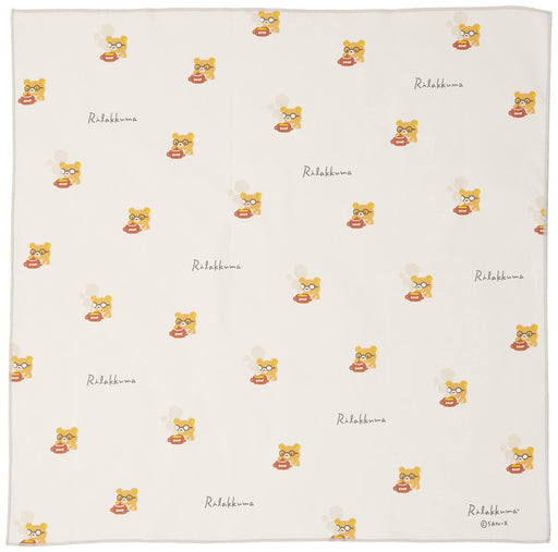 San-X Rilakkuma Light Brown Lunch Napkin Eco-friendly CH43601- Japan Figure Store - #1 Bring To You The Best Japanese Goods