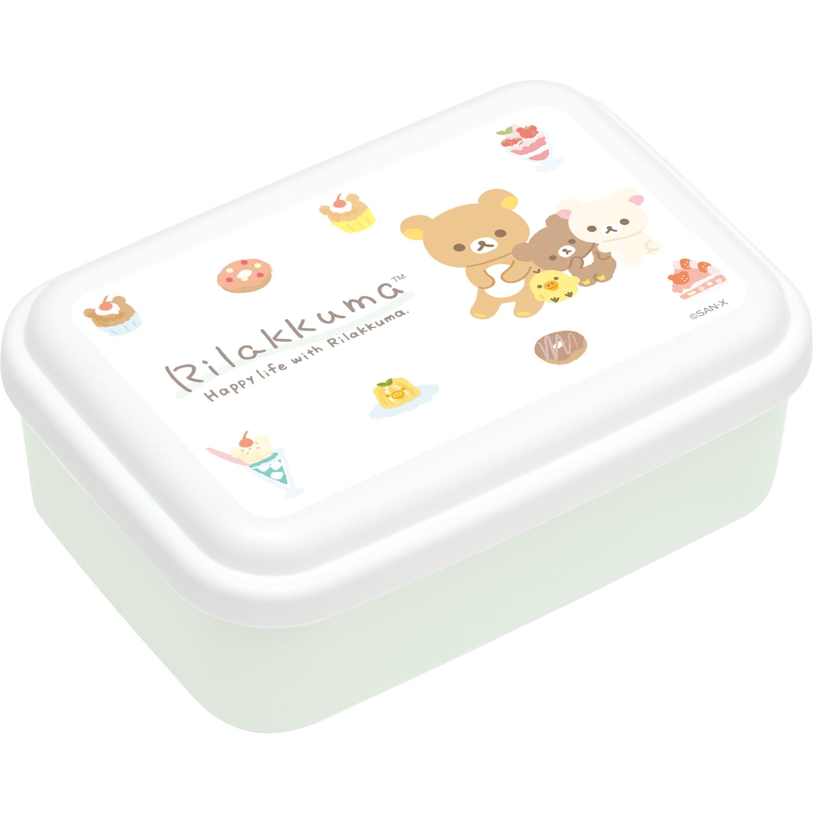 San-X Rilakkuma Fluffy Lunch Box Set - Compact and Stackable- Japan Figure Store - #1 Bring To You The Best Japanese Goods