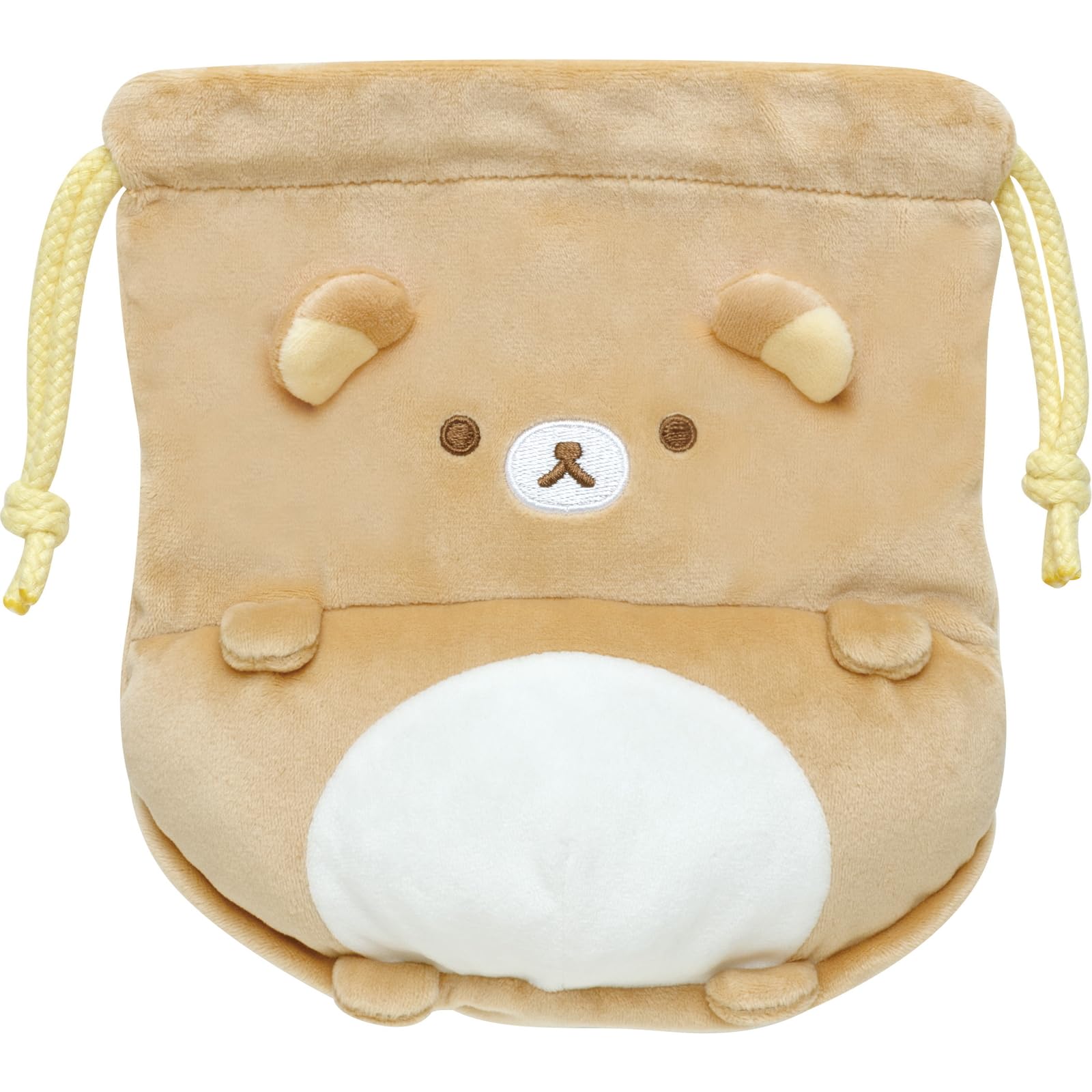San-X Rilakkuma Pom Poko Drawstring Bag Kyomgurumi Series Ca44901- Japan Figure Store - #1 Bring To You The Best Japanese Goods
