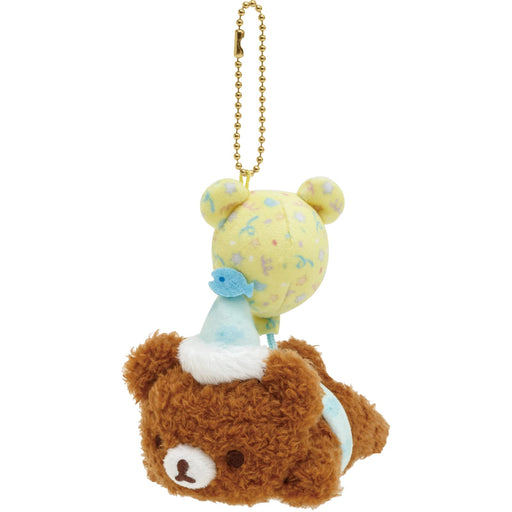San-X Rilakkuma Smile Happy For You Chiiroikoguma Hanging Stuffed Toy MF81501- Japan Figure Store - #1 Bring To You The Best Japanese Goods