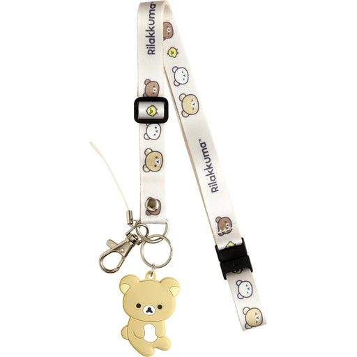 San-X Rilakkuma Neck Strap Adjustable Fashion Accessory AB21901- Japan Figure Store - #1 Bring To You The Best Japanese Goods