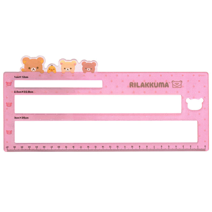 San-X Rilakkuma Convenient Delivery Series Thickness Measuring Ruler Sq88101- Japan Figure Store - #1 Bring To You The Best Japanese Goods