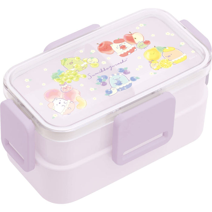 San-X Sumikko Gurashi 4-Point Lock Fluffy 2 Tier Lunch Box Ka13202- Japan Figure Store - #1 Bring To You The Best Japanese Goods