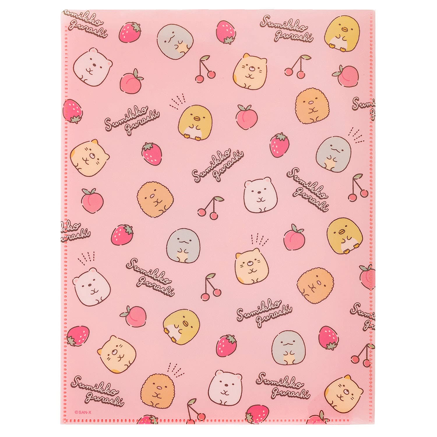 San-X Sumikko Gurashi Clear Folder 10 Pockets B Pattern Fa03004- Japan Figure Store - #1 Bring To You The Best Japanese Goods
