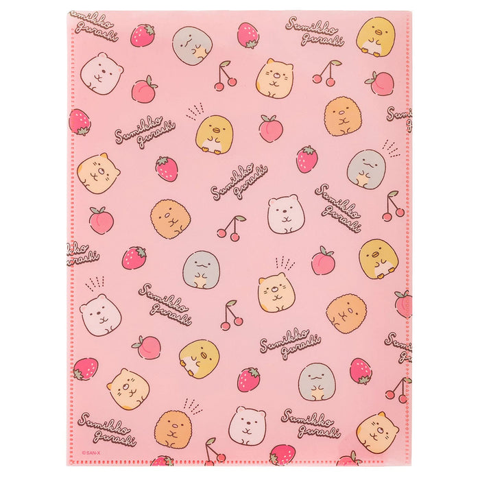 San-X Sumikko Gurashi Clear Folder 10 Pockets B Pattern Fa03004- Japan Figure Store - #1 Bring To You The Best Japanese Goods