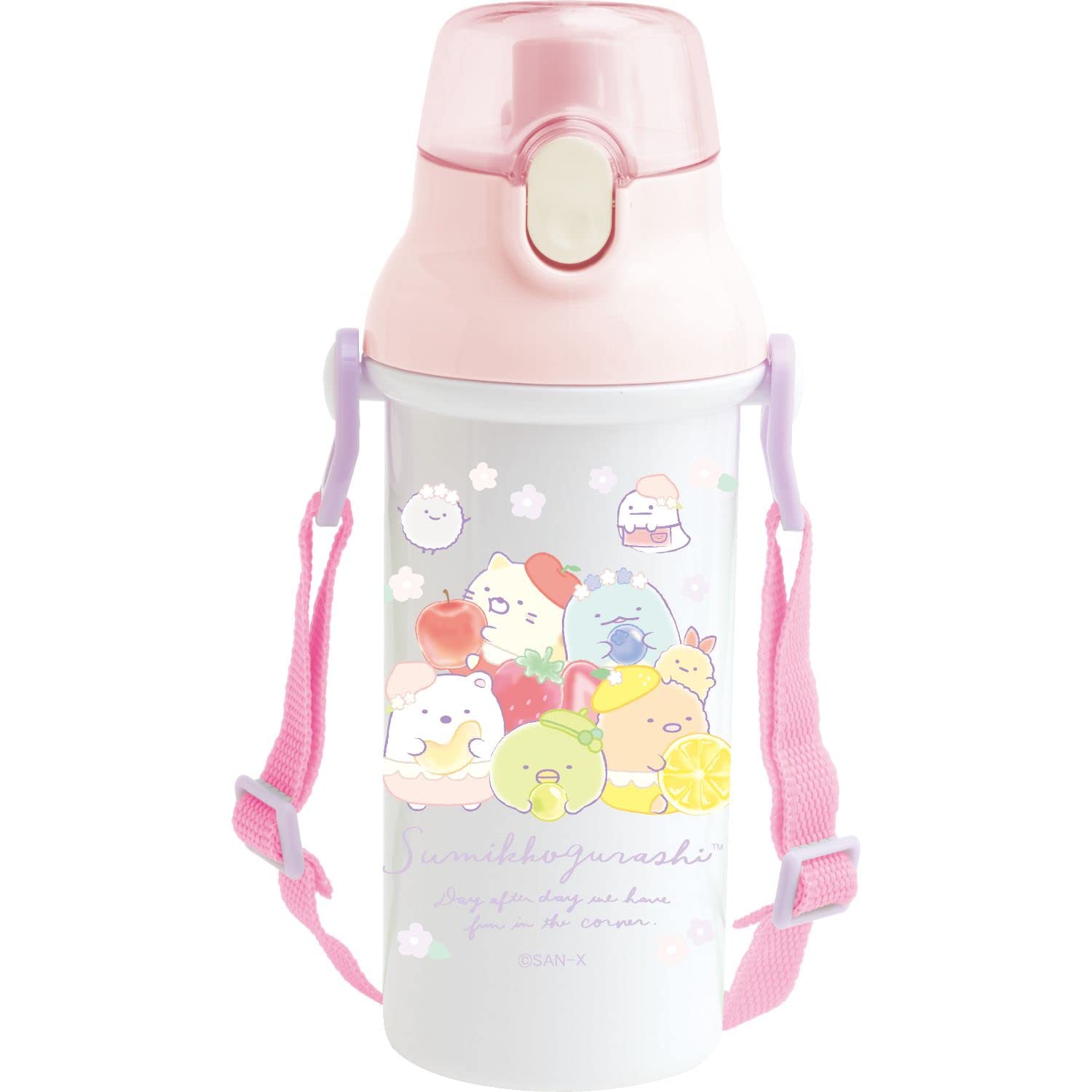 San-X Sumikko Gurashi Direct Water Bottle Fruit Ka14602 480Ml- Japan Figure Store - #1 Bring To You The Best Japanese Goods