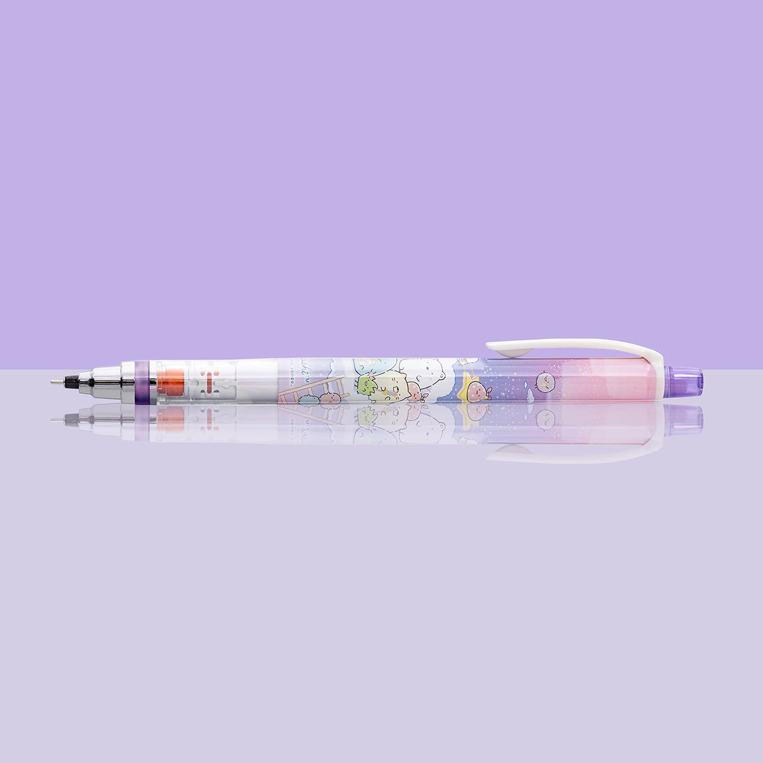 SAN-X - Sumikko Gurashi Kurutoga Mechanical Pencil 0.5Mm - Purple- Japan Figure Store - #1 Bring To You The Best Japanese Goods