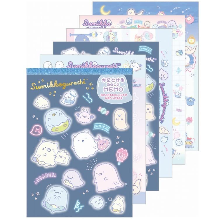 San-X Sumikko Gurashi Memo Pad Ghost Night Park Mh10202- Japan Figure Store - #1 Bring To You The Best Japanese Goods