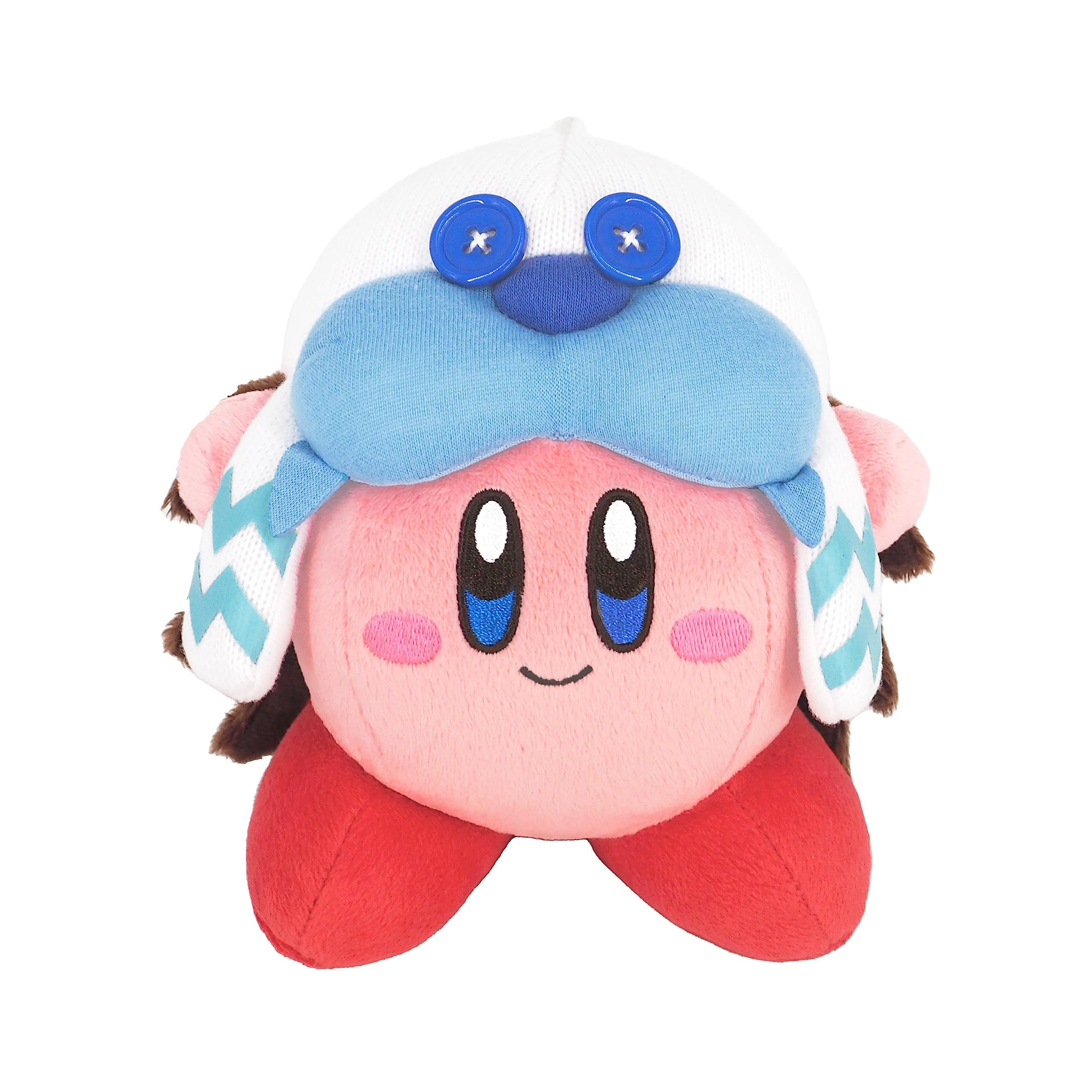 Sanei Boeki Kirby Of Stars Discovery Frost Ice Kirby Stuffed Toy (S) W14xD12xH15cm- Japan Figure Store - #1 Bring To You The Best Japanese Goods
