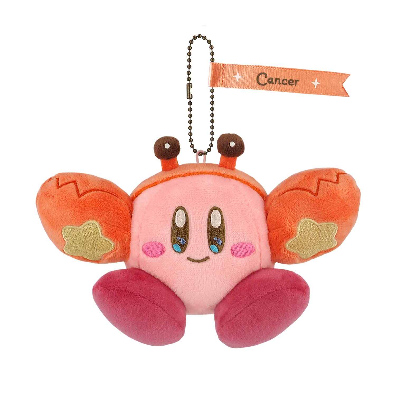 Sanei Boeki Kirby Stars Cancer Horoscope Stuffed Mascot W17xD7.5xH10cm Ea-Hc04- Japan Figure Store - #1 Bring To You The Best Japanese Goods