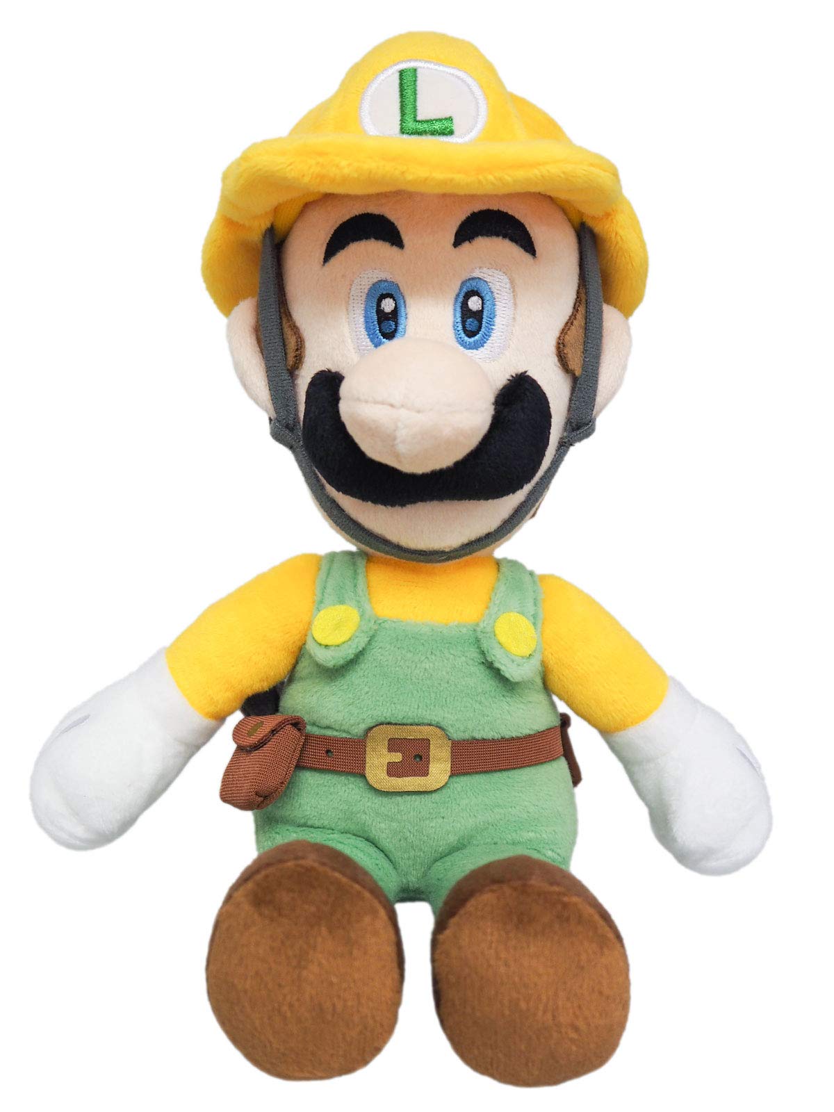 SAN-EI Super Mario Maker 2 Plush Doll Builder Luigi S- Japan Figure Store - #1 Bring To You The Best Japanese Goods