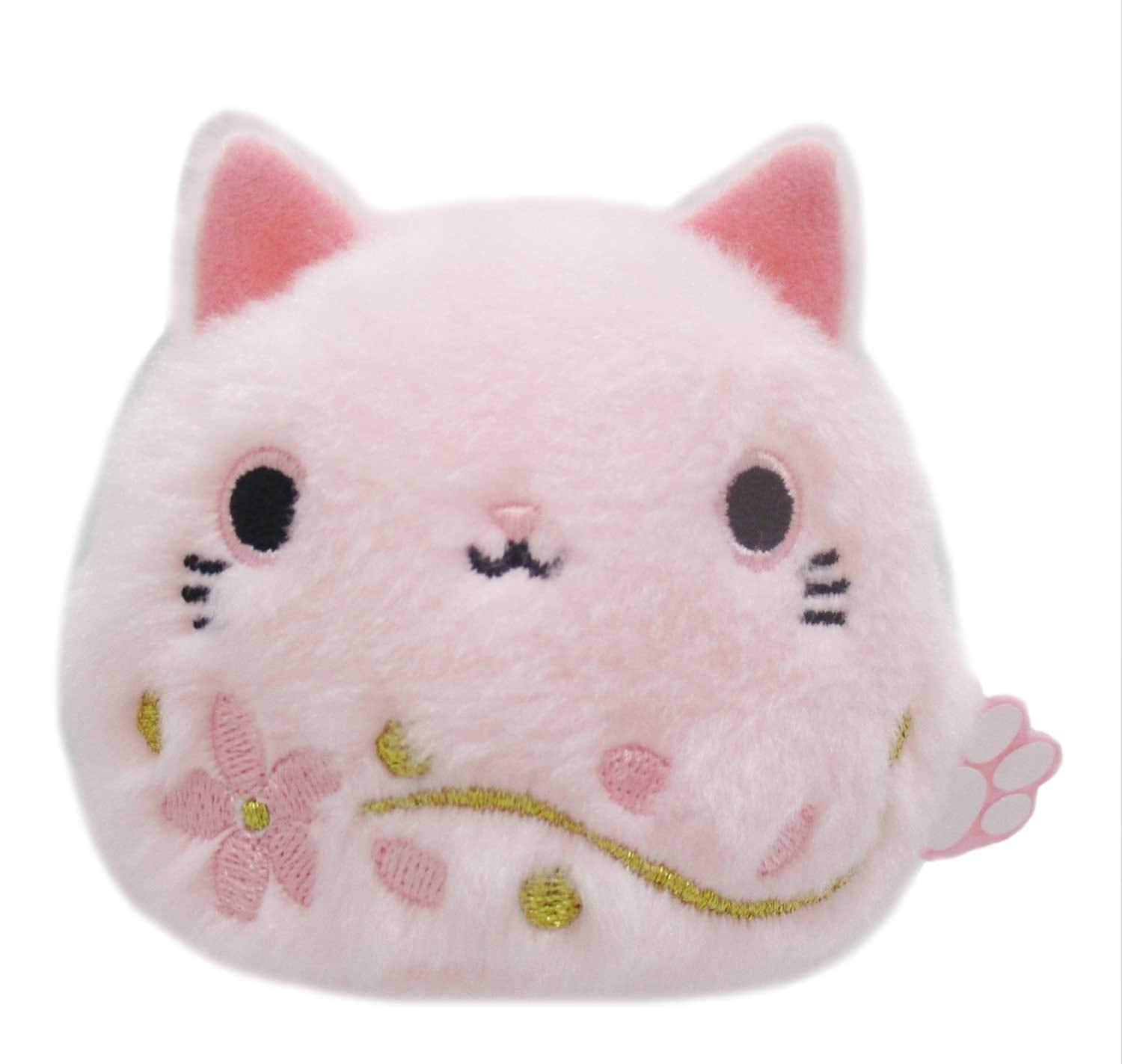 Sanei Boeki Plush Cat Dango Sakura W7.5xD6xH7cm- Japan Figure Store - #1 Bring To You The Best Japanese Goods