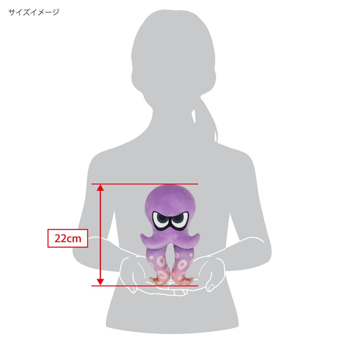 Sanei Boeki Splatoon3 All Star Collection Octopus Purple (S) Plush Height 22Cm Sp35- Japan Figure Store - #1 Bring To You The Best Japanese Goods