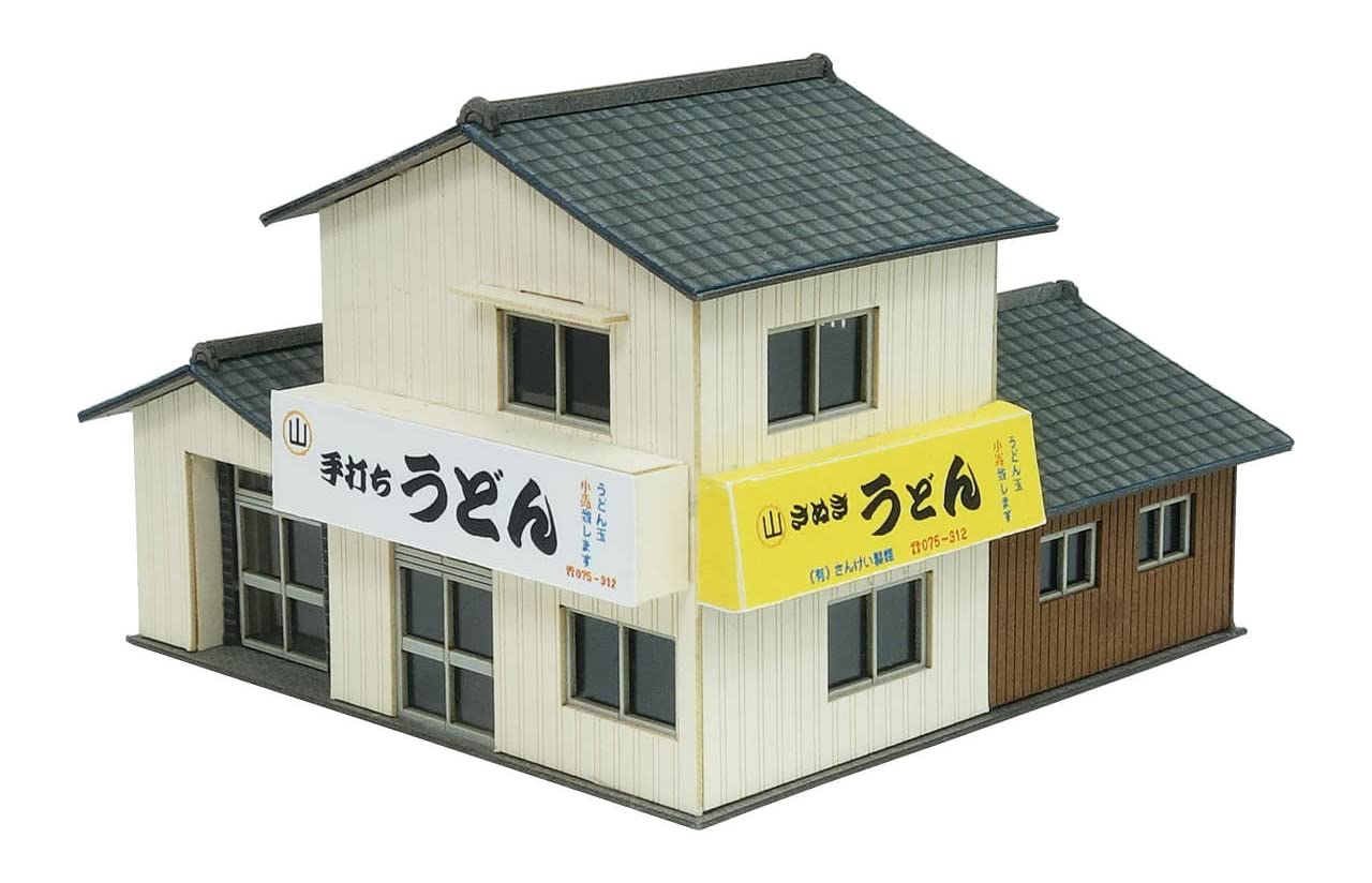 Sankei Nostalgic Diorama Series 1/150 Udon Shop Paper Craft Mp03-112- Japan Figure Store - #1 Bring To You The Best Japanese Goods