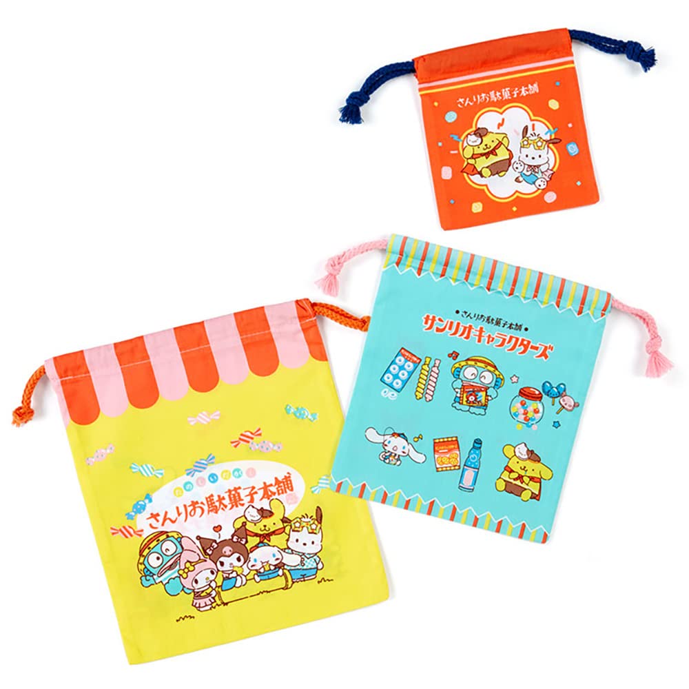 Sanrio 285145 Sanrio Characters Purse Set Of 3 Sanri Candy Honpo Sanrio Characters Purse Set- Japan Figure Store - #1 Bring To You The Best Japanese Goods