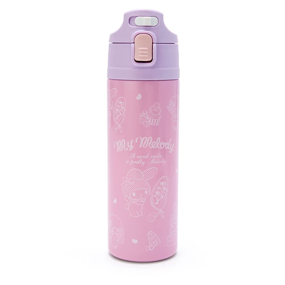 SANRIO Stainless Steel Water Bottle With Cover My Melody- Japan Figure Store - #1 Bring To You The Best Japanese Goods