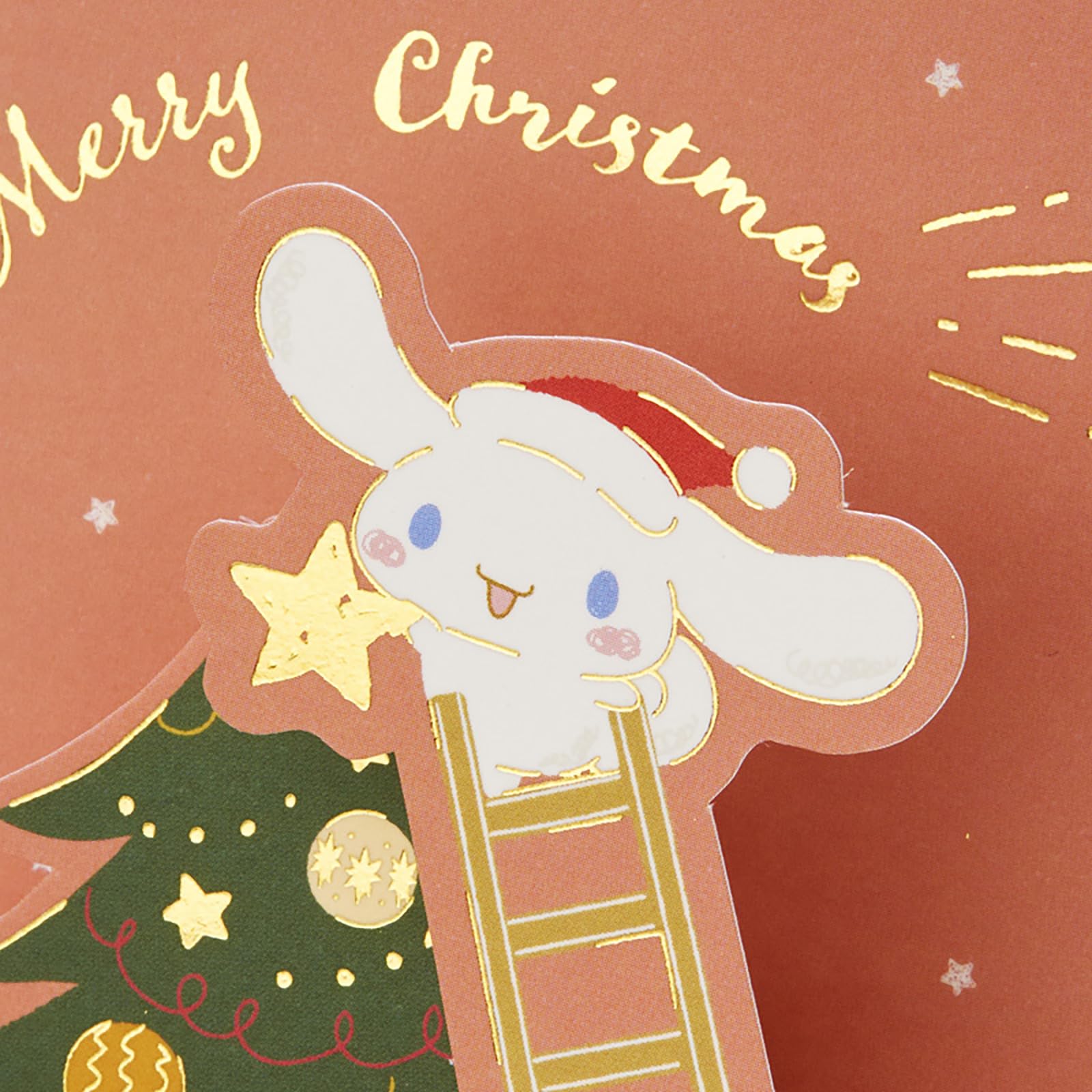 Sanrio Christmas Card Message Card Cinnamoroll Tree Deco Greeting Card Jx 67-3 525375- Japan Figure Store - #1 Bring To You The Best Japanese Goods