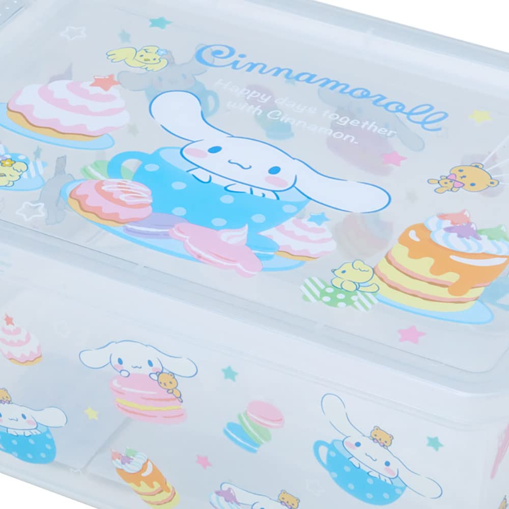SANRIO Storage Case With Lid Cinnamoroll- Japan Figure Store - #1 Bring To You The Best Japanese Goods