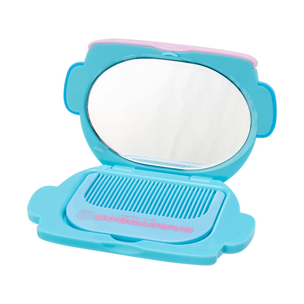SANRIO Face Shape Mirror & Comb Set Hangyodon- Japan Figure Store - #1 Bring To You The Best Japanese Goods