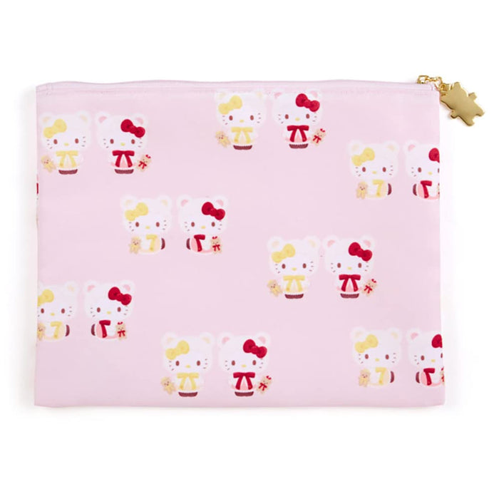 SANRIO Flat Pouch Set 2 Pcs Hello Kitty Birthday 2022- Japan Figure Store - #1 Bring To You The Best Japanese Goods