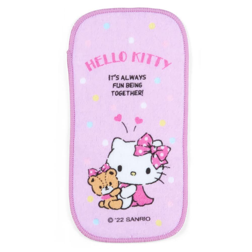 SANRIO Half-Size Mini Hand Towel Set 2 Pcs Hello Kitty- Japan Figure Store - #1 Bring To You The Best Japanese Goods