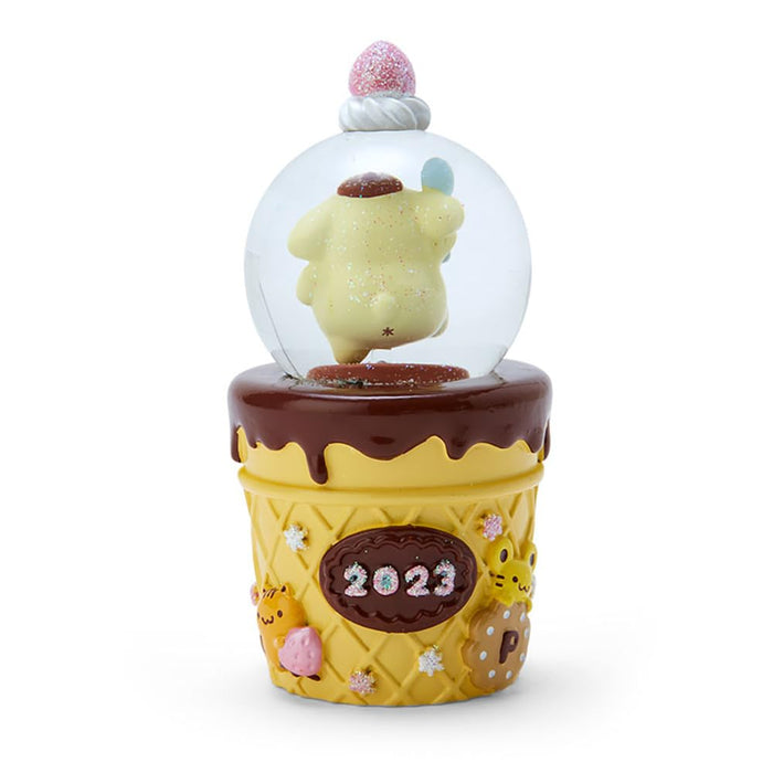 Sanrio Pompompurin Snow Globe 5.2x5.2x9cm 133582- Japan Figure Store - #1 Bring To You The Best Japanese Goods