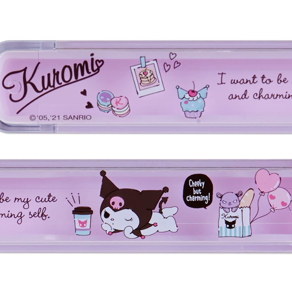 SANRIO Chopsticks & Case Kuromi- Japan Figure Store - #1 Bring To You The Best Japanese Goods