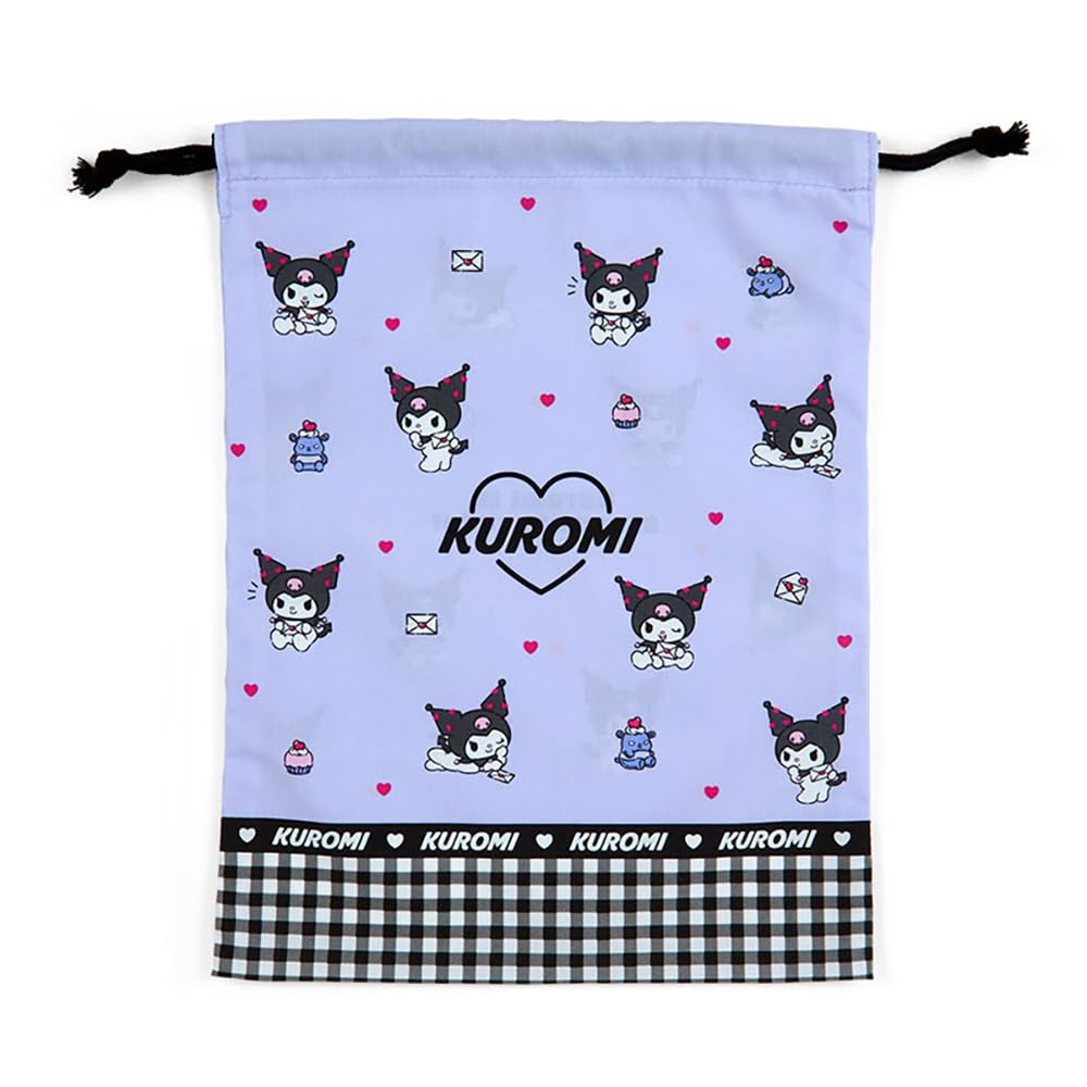 Sanrio Kuromi Drawstring Bag From Japan - M 255254- Japan Figure Store - #1 Bring To You The Best Japanese Goods
