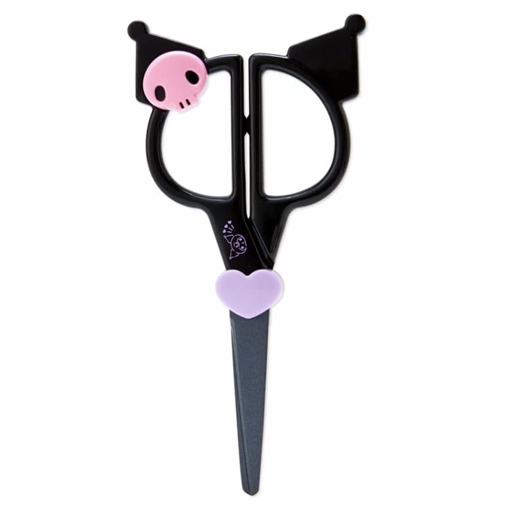 Sanrio Kuromi 634034 Face Shaped Craft and Paper Cutting Scissors- Japan Figure Store - #1 Bring To You The Best Japanese Goods