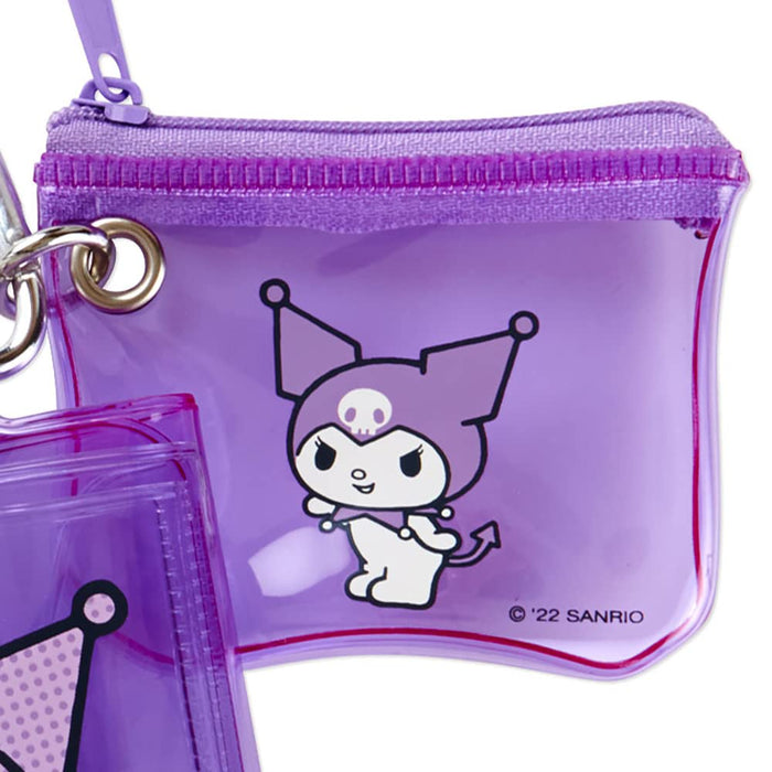 Sanrio 340821 Kuromi Mini Wallet Charm Simple Design Kuromi Mini Purple Wallet- Japan Figure Store - #1 Bring To You The Best Japanese Goods
