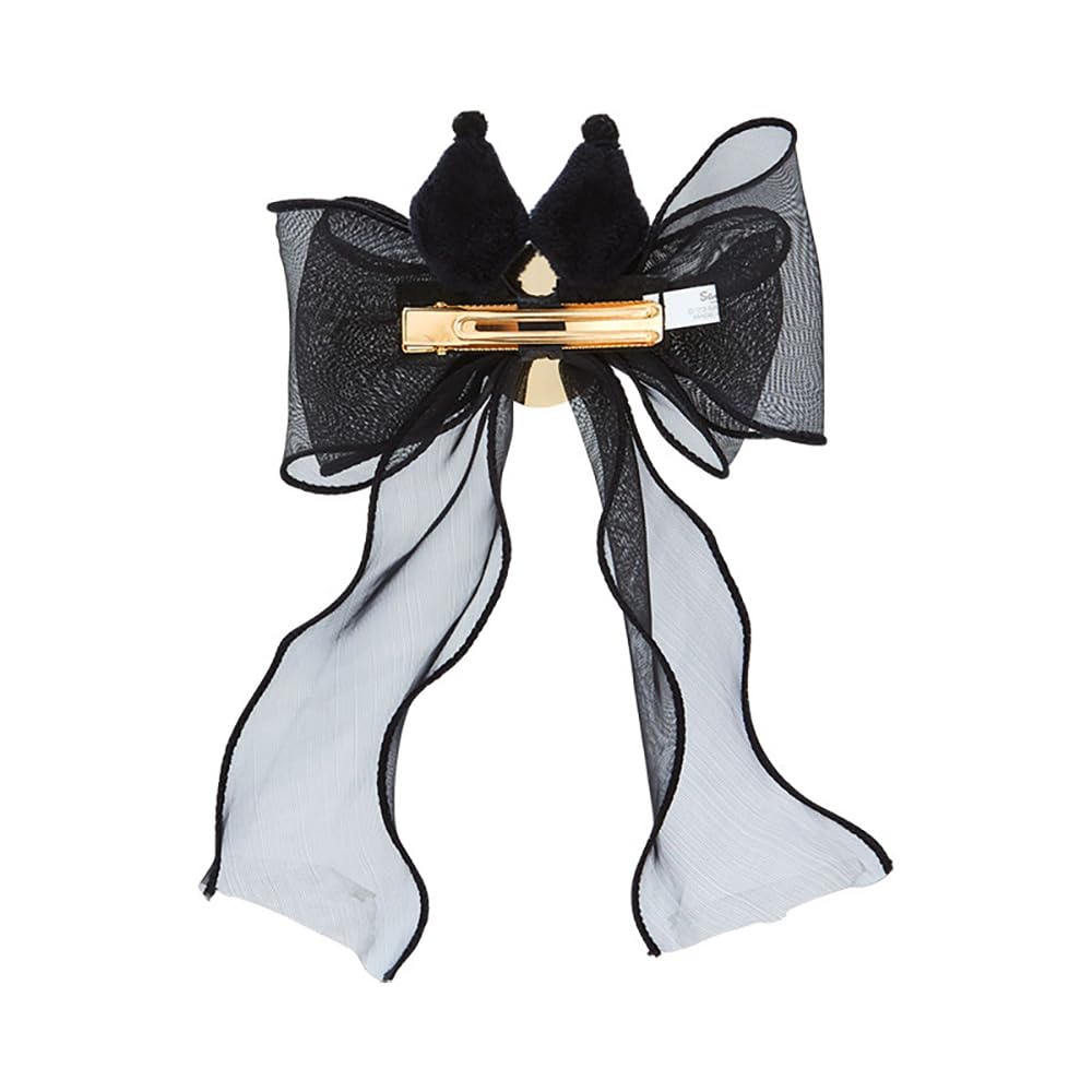 Sanrio Japan Kuromi Delusion Lady Ribbon Hair Clip 070645- Japan Figure Store - #1 Bring To You The Best Japanese Goods