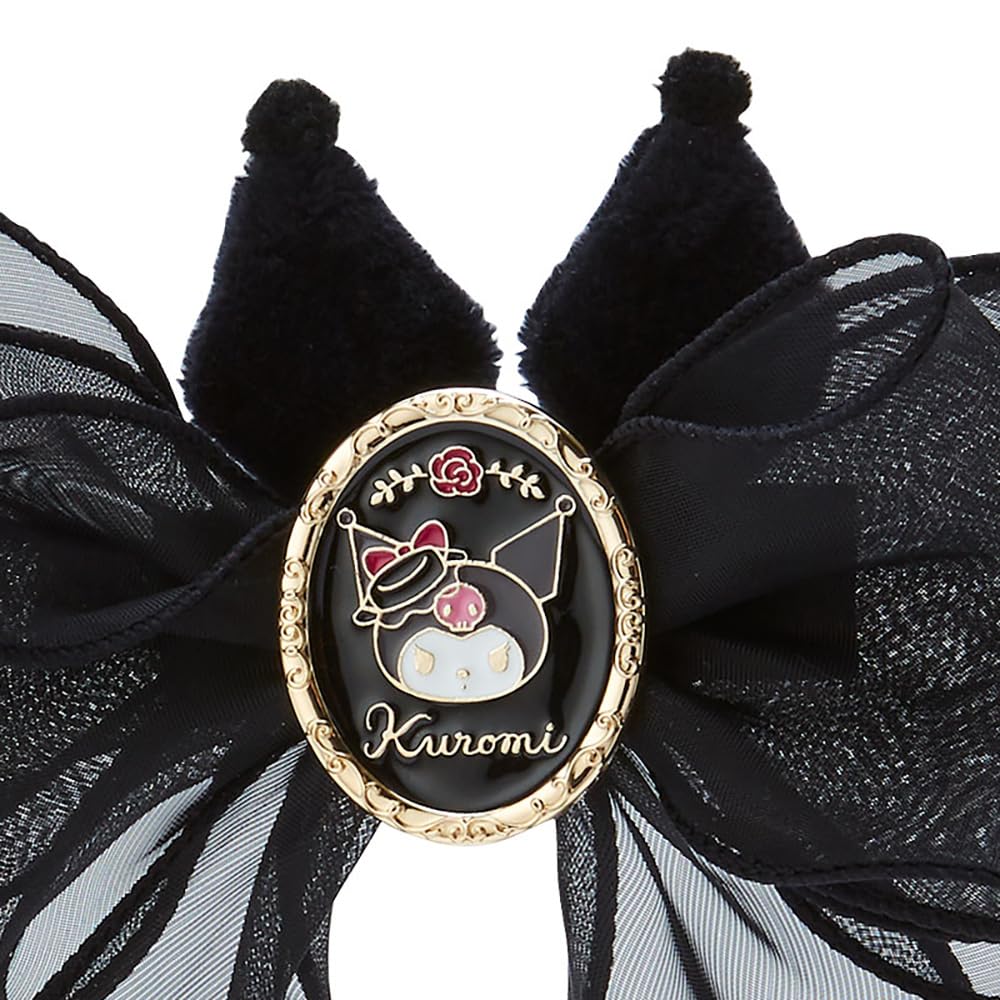 Sanrio Japan Kuromi Delusion Lady Ribbon Hair Clip 070645- Japan Figure Store - #1 Bring To You The Best Japanese Goods