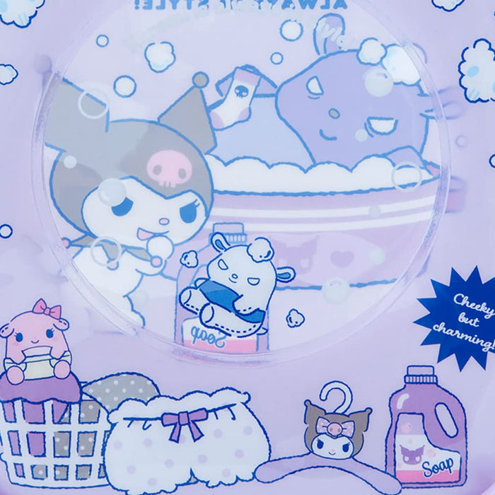 Sanrio 270482 Kuromi Vinyl Pouch Sanrio Washing Day Kuromi Character Vinyl Pouch- Japan Figure Store - #1 Bring To You The Best Japanese Goods