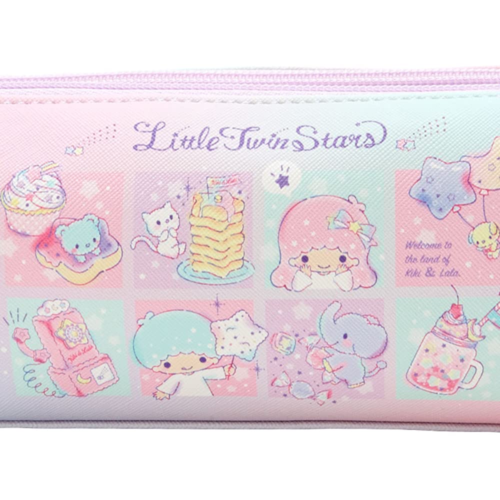 SANRIO - 2-Room Pen Case Little Twin Stars- Japan Figure Store - #1 Bring To You The Best Japanese Goods