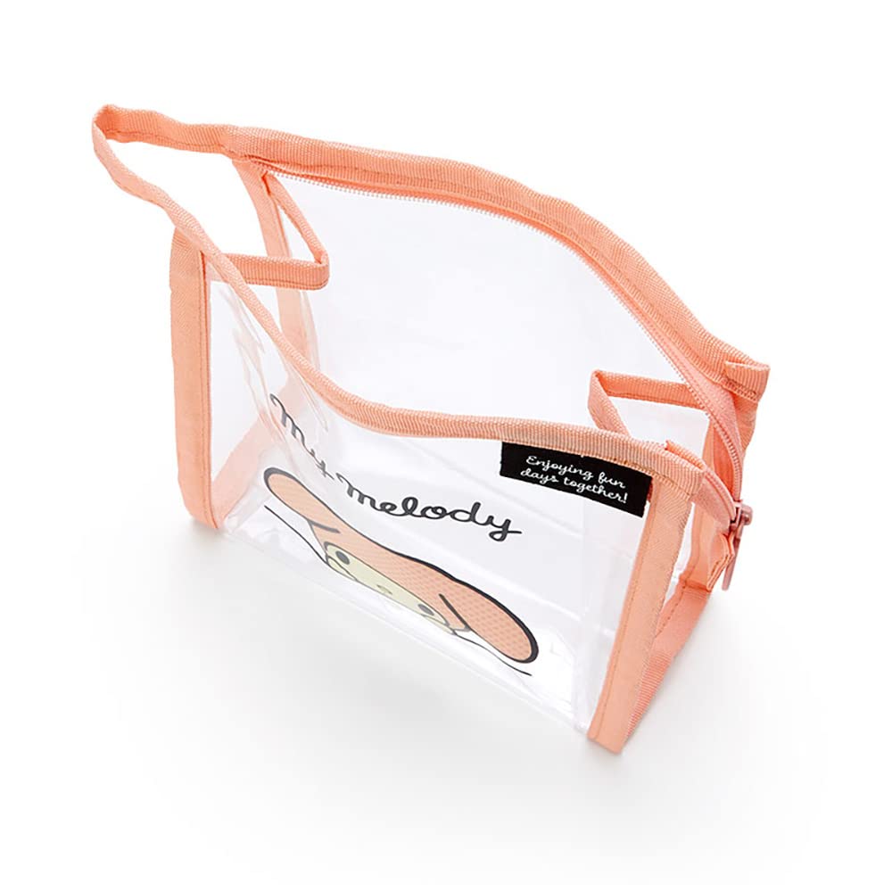 Sanrio 339598 My Melody Clear Pouch With Purse Simple Design - My Melody Clear Pouch- Japan Figure Store - #1 Bring To You The Best Japanese Goods