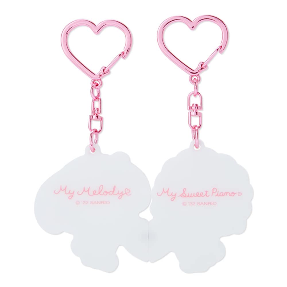 Sanrio Pair Keychain My Melody & My Sweet Piano / Always Together Japanese Pair Keychain- Japan Figure Store - #1 Bring To You The Best Japanese Goods
