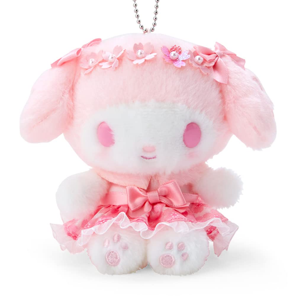 Sanrio My Melody Mascot Holder in Sakura Dress Design - 780651- Japan Figure Store - #1 Bring To You The Best Japanese Goods