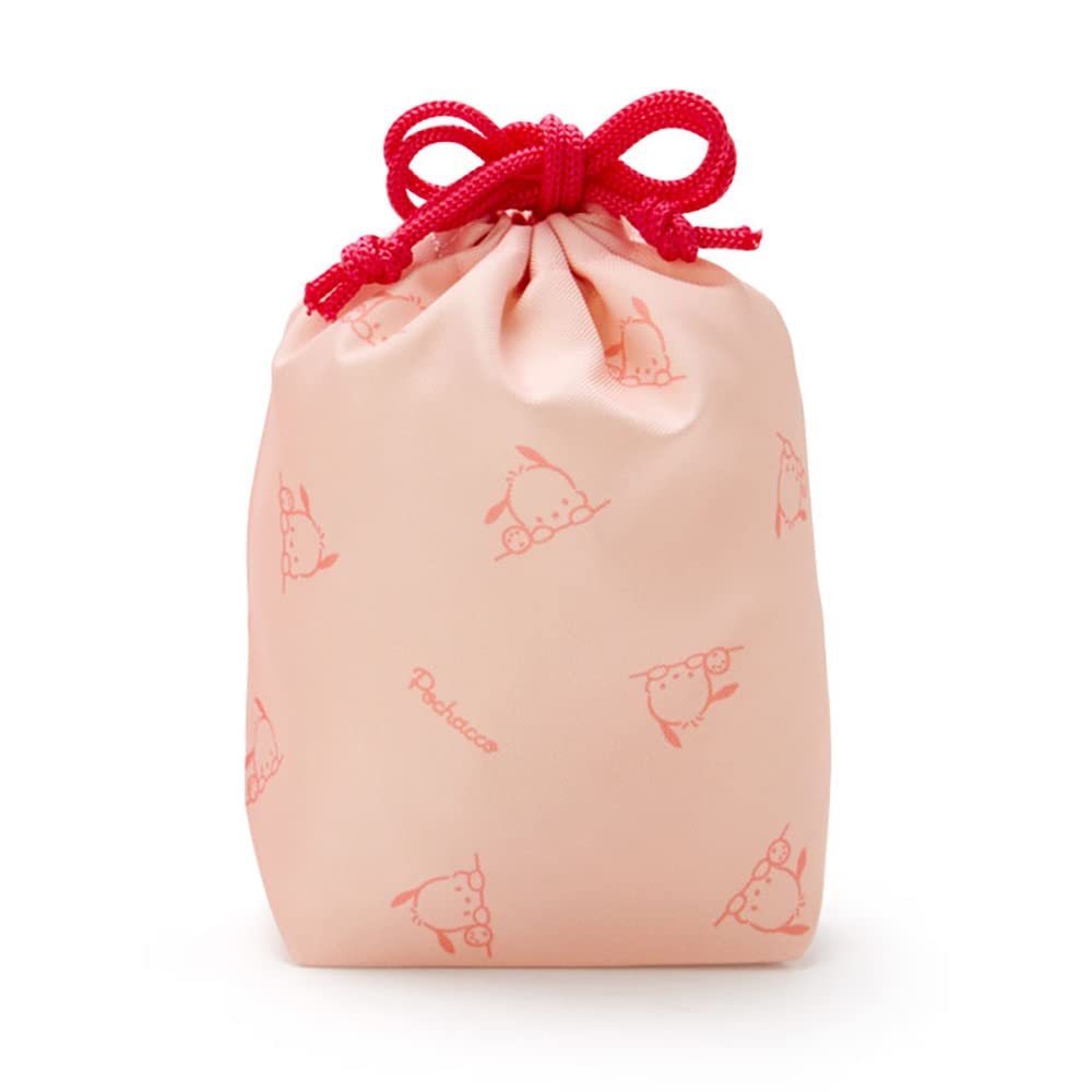 Sanrio 340553 Pochacco Clear Pouch With Drawstring Simple Design - Pochacco Clear Pouch- Japan Figure Store - #1 Bring To You The Best Japanese Goods